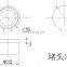 PROWAY portable PVC plastic drain plug used for bathtub Push in hole plug