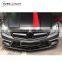 Carbon Fiber Front Lip Spoiler for CLS -Class W218 CLS63 V style front lip after 2012year