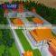 OEM high quality miniature landscape architectural model lighting pvc modular house