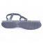 Zhejiang product latest design good quality lady fashion paillette elastic flat sandals