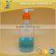 270ml clear glass bottle for liquid soap/ lotion with sprayer