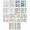 Multicolors Laser self adhesive nail stickers diy decoration Bronzing Leopard nail art sticker