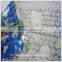 dog printed sequin fabric