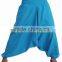 Indian Women Cotton Sky Blue Color Harem Pants Causal Trouser Yoga Dance Baggy Hippie Genie Boho Casual Pants