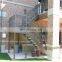 Factory Price Stairs Contemporary Steel Wood Spiral Staircase Single Stringer