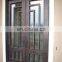 Villa double swing grill design entrance metal door