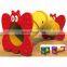 Children climbing worm tunnel play set OL-SW002