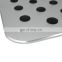 Aluminum Alloy Universal Cab Car Floor Mat Carpet Heel Pad Plate Foot Metal Pedal Pad Front Disk Brakes Pads