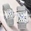 CHENXI 068A Men's Silver Stainless Steel Watch Unisex 3 ATM Water Resist Quartz Analog Couple Watch