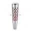 Automobile Universal Silver Automatic Gear Shift Head Aluminum Original Shift Handle Gear Head