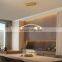 Modern Style LED Linear Strip Luxury Office Pendant Lamp Decorative Ceiling Chandelier Lamp for Living Room