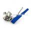 Food Grade Ss304 Stainless Steel Manual Sanitary Butterfly Valve with Multi-Position Handle