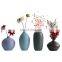 Trending Home Decor Floreros Nordic Vase Frosted Purple Blue Black Ceramic Vase For Scandi Furniture Home Decor