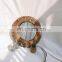 Wholesale Vietnam Woven Water Hyacinth Mirror Decorative Straw Wall Mirror Furniture Mirror wall art High Quality
