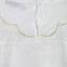 New European and American women's fashion cotton embroidery romantic round-neck shirt
