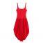 2025 Spring New Fashionable Sweet Slimming Splicing Flower Bud Strap Dress