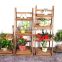 2016 New cheap flower boxes wood planter box folwer display shelf