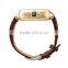 5MP Camera Leather band Touch Screen Smart Watch of 3G