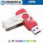 Promotional colorful swivel usb flash drives bulk cheap