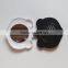 Manufacture Pocket Foldable Hair Brush With Mirror , Plastic Mirror