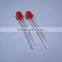 620 - 630nm Red 5mm Oval Led diode 110 / 60 degree viewing angle