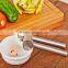 Amazon New 304 stainless steel garlic presser Kitchen Tool Gadget garlic presser crusher