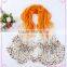 Fashion autumn long polyester voile scarf women scarf factory
