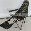 folding camping chair with footrest