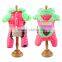 Super Soft Plaid Cotton Warm Winter Hoodie Pet Clothes with Backpack
