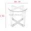 2016 Foshan Shunde Hot Sales Factory Supply Pure Glass Metal Stainless Steel Coffee Table