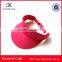 promotional cheap custom made 100% cotton sandwich brim sun visor cap 100% cotton