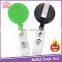 Magnetic abs badge reels with metal wire rope slide back clip