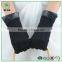Cheap Price Date Red Women Wool Glove with Leather on Palm