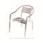 Cheap without arm cast aluminum stacking chair