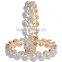 Indian Costume Bollywood Designer Zircon Bangle Kada Set