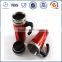 Customized stainless steel travel mug with handle and lid