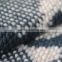 Animal jacquard coarse knit wool fabric for coat