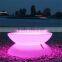 led furniture table and chair rechargeable led table home table with led