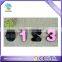 custom pink number sign shaped plastic decorative fridge magnet