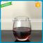 Transparent Wine Glass Drinking Red Wine Glass Small Size Cup Stemless Wine Glass