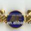 wholesales fashion colorful AE 2 wing shape metal pin badge