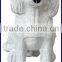Life size garden fu dog marble statues