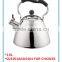 22CM 3.0L Stainless Steel Whistling Water Kettle Food Grade for coffee,water,tea etc AEK-205