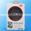 Hot selling items in Alibaba cell phones wireless charger with QI standard