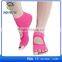 Wholesale Yoga Pilates Sports Sock for Adults Grip Slipper Socks With Rubber Sole Sport Sock