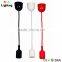 UL E26 Socket Silicone Pendant Lamp Parts With Plastic Canopy