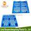 1200x1000x140mm china virgin PE blue 4 way entry type single side water proof mesh nine-feet plastic pallet