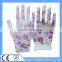 China Factory Directly Selling Polyester Printing Gardening PU Gloves For Work
