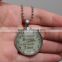 Glowing Jewelry Necklace DIY jewelry---"So many books,so little time"Clock pendant