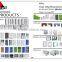 modern knock down structure inner drawer wardrobe